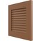 Ekena Millwork 12"W x 12"H True Fit PVC Louver Shutters Sample, Burnt Toffee SAMPLE-TFPLVBT - alternate 3